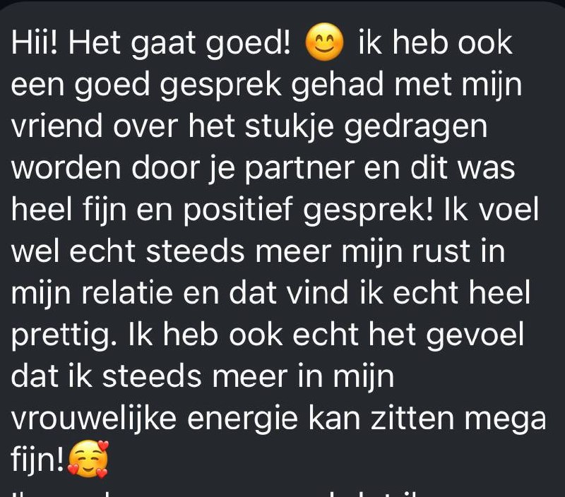 Testimonial van een klant