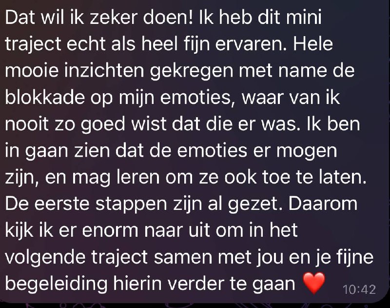 Testimonial van een klant