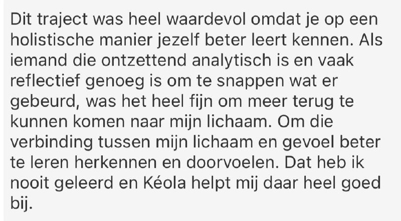 Testimonial van een klant