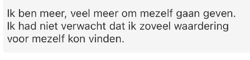 Testimonial van een klant