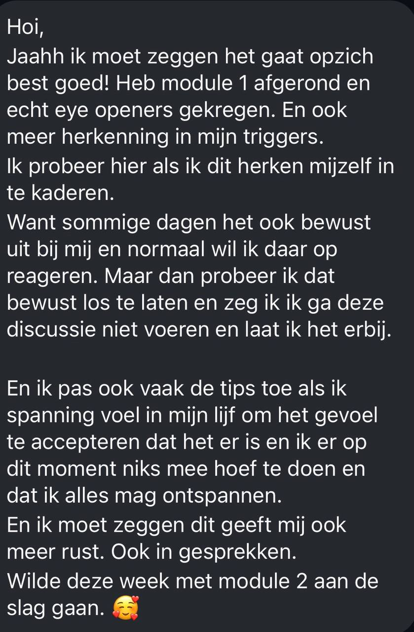 Testimonial van een klant