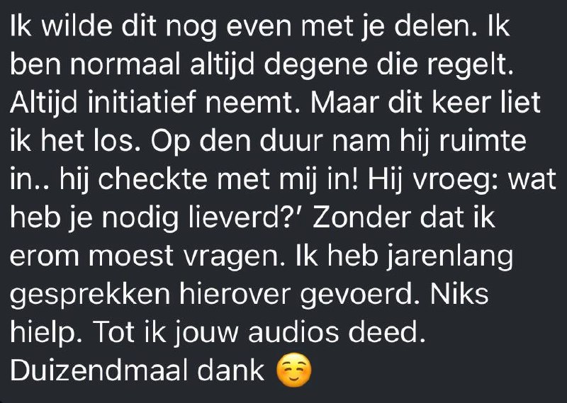 Testimonial van een klant